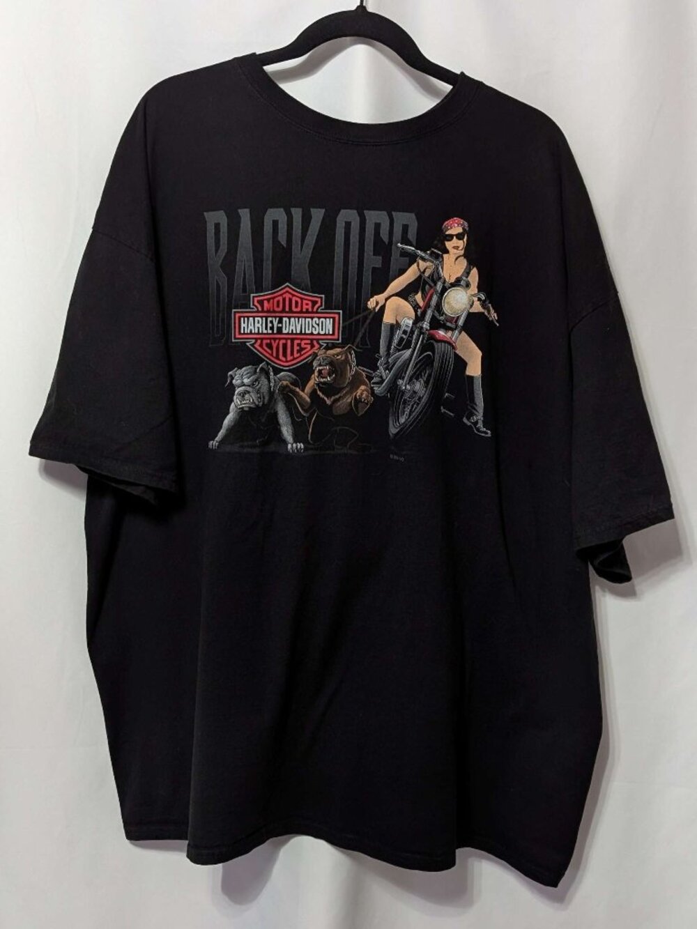 Harley Davidson McGrath Dubuque Iowa Black Graphic T Shirt 3X Large